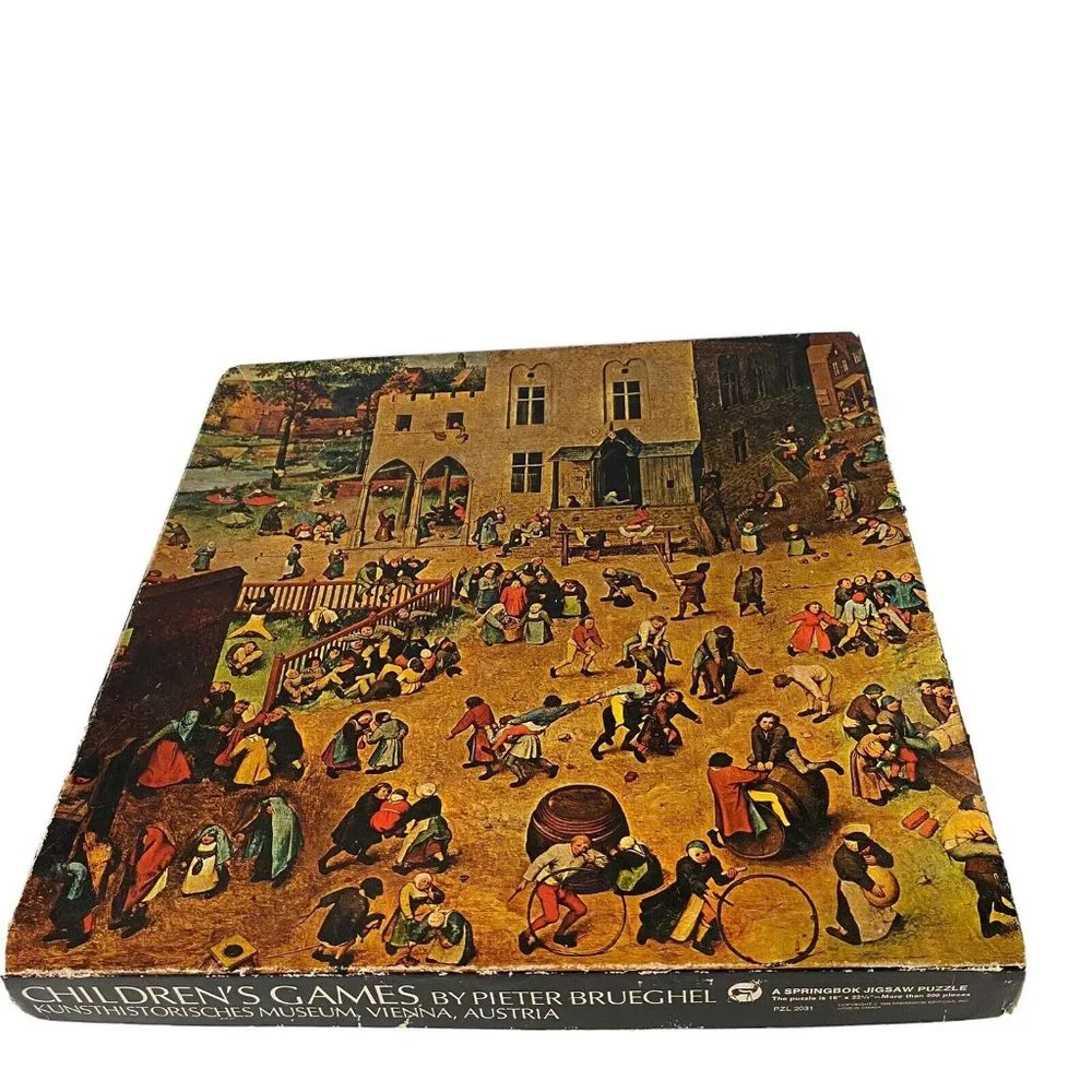 Children's‎ Games by Peter Brueghel 500 pc puzzle 1969 Medieval 16